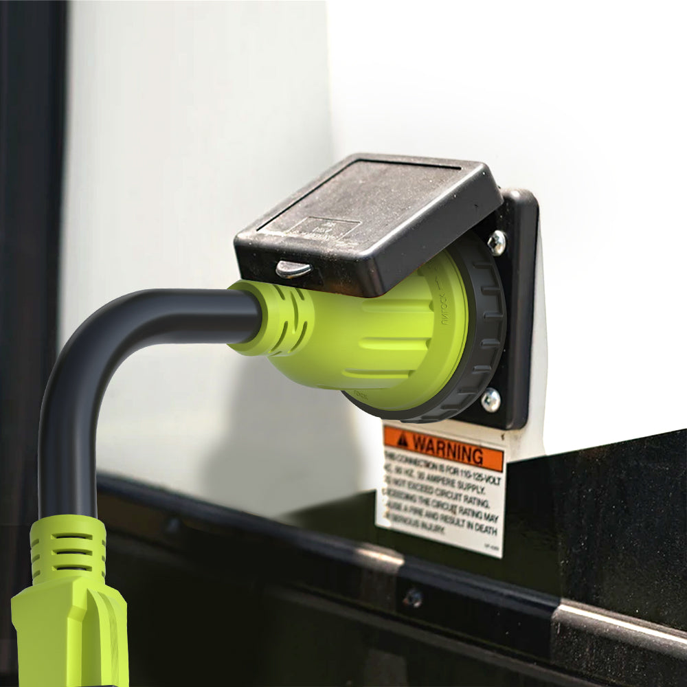 Can RV adapter work without electricity?