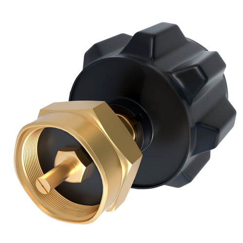 Propane Cylinder Refill Adapter 1 lb, Easy Fill Propane Lp Gas Tank Coupler Tool,Fill 1lb Bottles from 20lb Tank,Solid Brass Fittings for QCC1/Type1 Propane Tanks