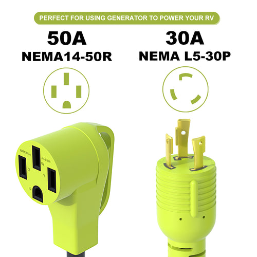 3 to 4 prong generator adapter