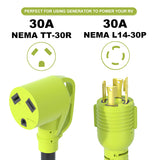 4 prong generator to 30 amp rv
