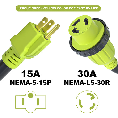 rv 30 amp locking power cord