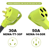 30 amp to 50 amp plug adapter