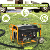 AOWEITOUR NEMA TT-30P to L14-30R RV Generator Adapter,30 Amp 3 Prong to 4 Prong Adapter,Generator Transfer Switch Adapter Cord,Outdoor Generator Power Cord,STW 10 AWG(1.5FT)