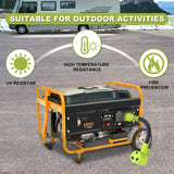 AOWEITOUR 20 Amp NEMA 5-20P to NEMA TT-30R Generator Adapter Cord, Outdoor Power Equipment for RV Trailer Camper with Handle (1FT)