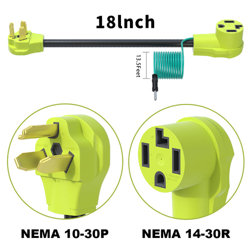 dryer plug 3 to 4 prong adapter